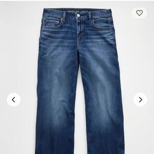 AE Dreamy Drape Stretch Low-Rise Baggy Wide-Leg Jean